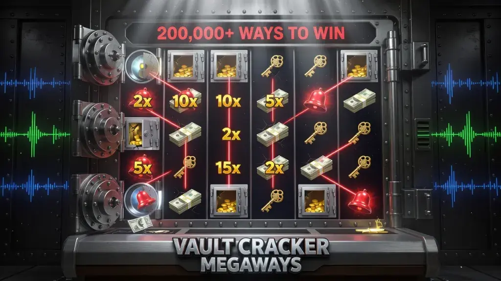Vault Cracker Megaways Slot: Max Win, Free Spins and What to Expect from This High-Volatility Megaways Casino Game