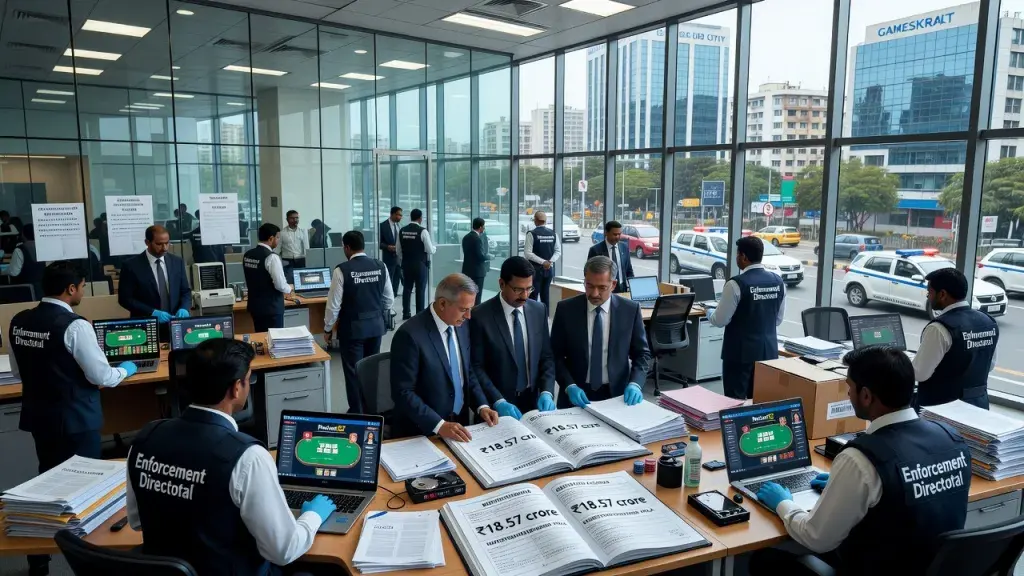 ED Raids Gameskraft Offices Over Alleged ₹1,000 Crore Betting Case