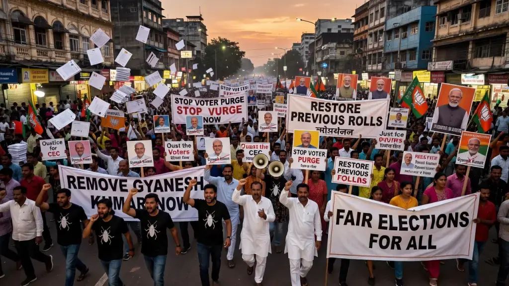 India's Voter List Overhaul Sparks Demands for Election Chief's Ouster