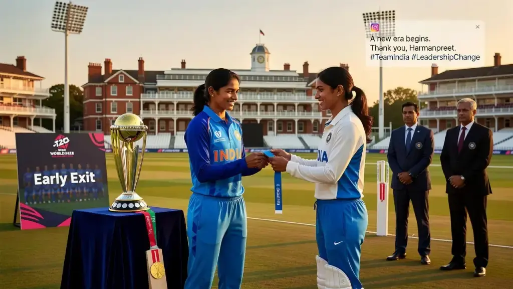 Harmanpreet Kaur Steps Down as India's Cricket Captain